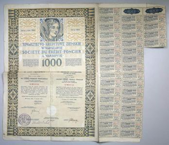 3066.TKZ W-wa List zast 1000 fr 1929 ładna grafika