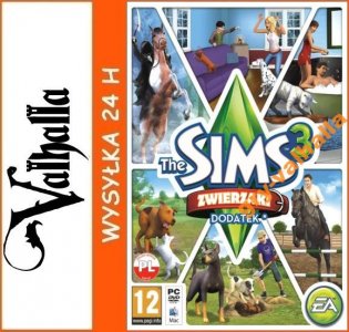 The Sims 3 Zwierzaki PL  Stan Bdb+  Wysyłka 24H