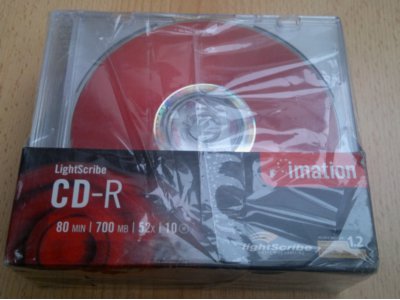 Imation CD-R LIGHTSCRIBE 5 Color 10sztuk.