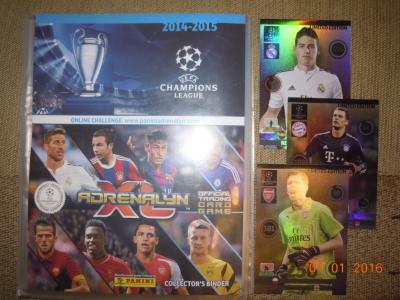 UEFA Champions League2014/15 Panini pełna kolekcja