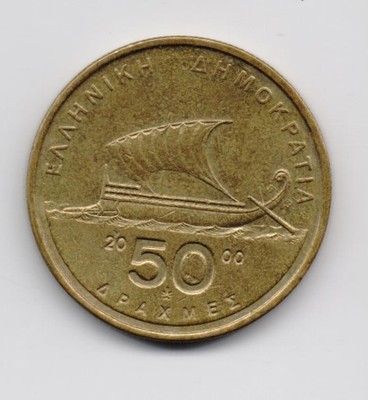 Grecja 50  drachm 2000 r.