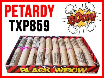 Petardy petarda lontowa TXP859 - Black Wdow