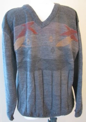Efektowny lekki sweter 52 ( L)