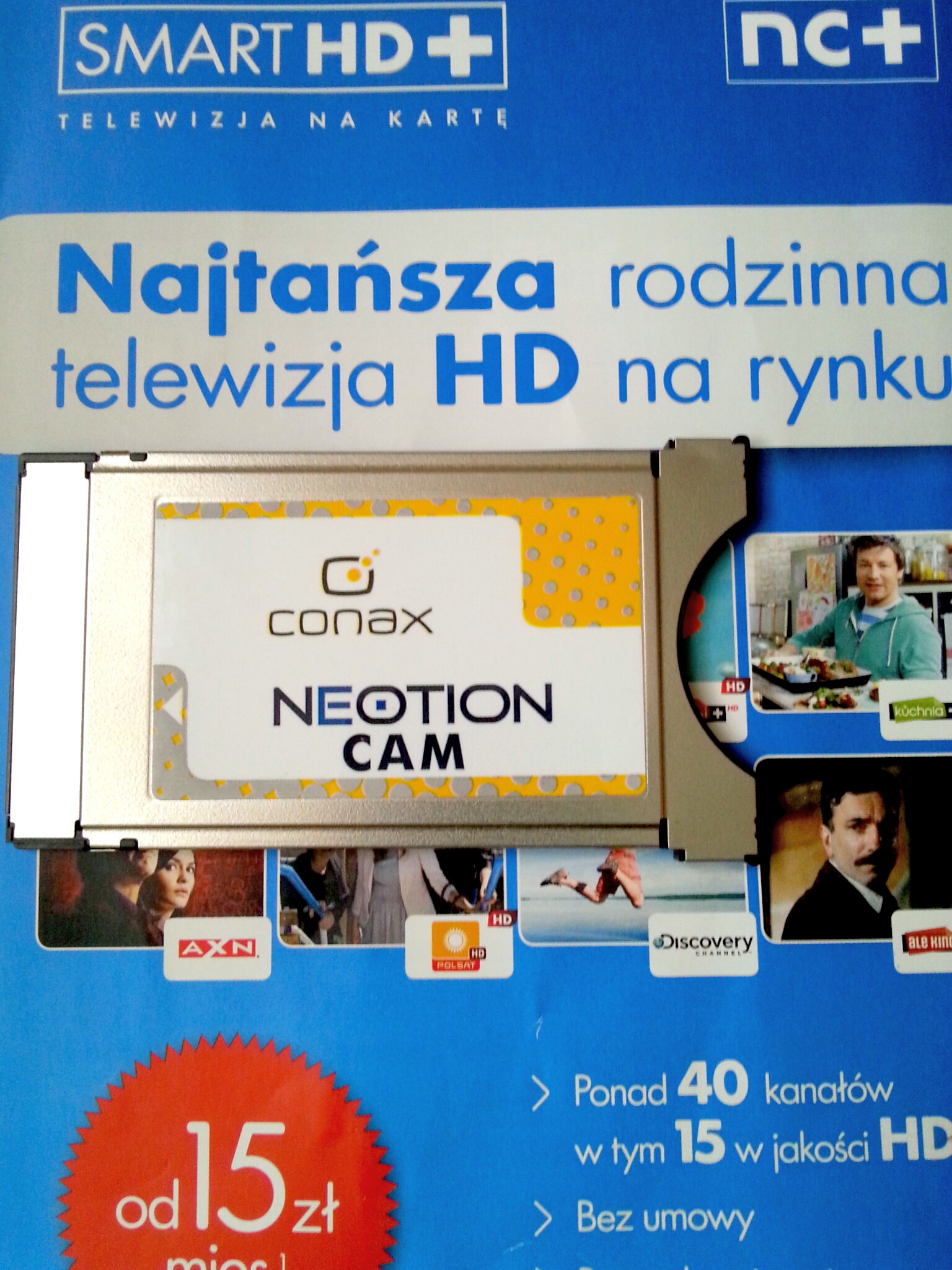 Moduł Conax Neotion CAM + Karta Smart HD