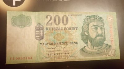 200 forintów Węgry 1998