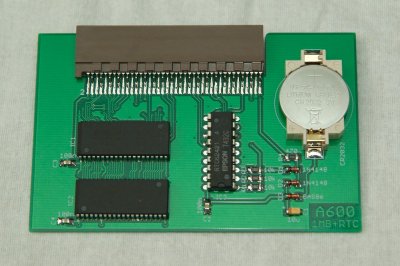 Amiga 600 nowy moduł 1MB RAM + RTC pod klapkę