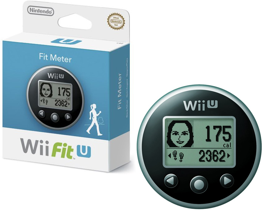 Licznik FIT METER - Nintendo Wii U - czarny