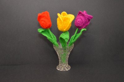 Szydełkowe kwiaty do Twojego wazonu - 6062505814 - oficjalne archiwum  Allegro