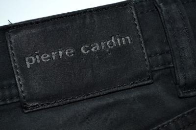 PIERRE CARDIN SPODNIE MĘSKIE BLACK CASUAL *30/32