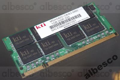 SO-DIMM Simmtec 1GB DDR1 333 PC-2700 CL2.5 FV GW1M