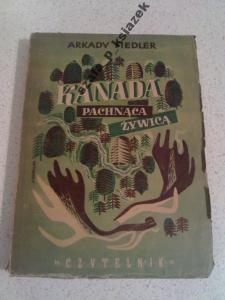 Kanada pachnąca żywicą Fiedler 1946 org. okładka