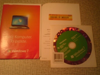 Windows7 Home Premium Uaktualnienie PL (32-bity)