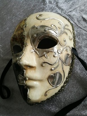 MORETTA oryginalna maska wenecka STEAMPUNK COSPLAY - 6655283145 - oficjalne  archiwum Allegro