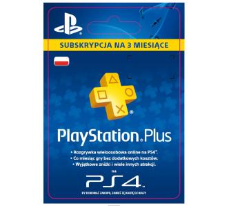 PlayStation Plus 3 msc 90 dni - kod aktywacyjny