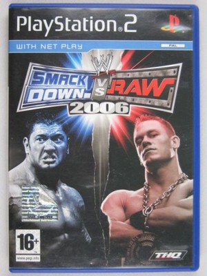 SMACK DOWN VS RAW 2006   PS2 SKLEP GWARANCJA BDB!