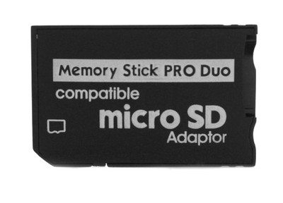 Adapter MicroSD na MemoryStick Pro Duo PSP Sony