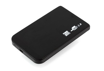 ALUMINIOWA OBUDOWA DYSKU 2,5'' SATA BLACK USB 2.0