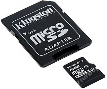 KARTA PAMIĘCI SD-MICRO-10/16 SDHC 16 GB  ABCV