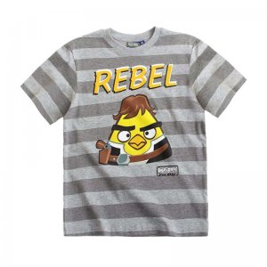 T-shirt Angry Birds Star Wars kolor szary R. 152