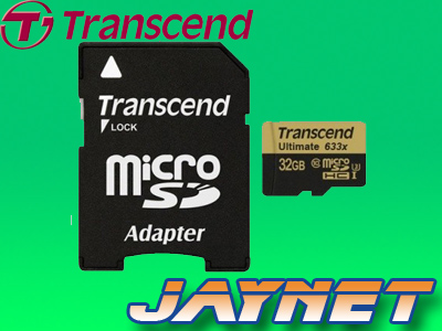 TRANSCEND 32 GB micro SDHC Class 10 U3 +95/85MB/s