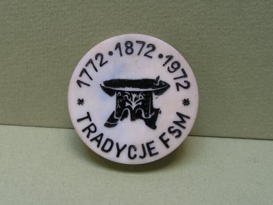 odznaka TRADYCJE FSM 1772 1872 1972