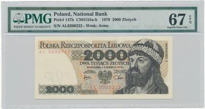 3971. 2.000 złotych 1979 - AL - PMG 67 EPQ (max)