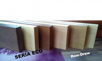 Półka wisząca serii ECO  60x18x4  Firmy Raw-Drew