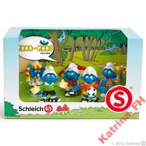 Smerfy zestaw 5 figurek Schleich Niemcy 2000-2009