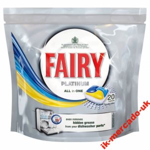 Fairy Platinum Kapsułki do zmywarki-18szt z Anglii
