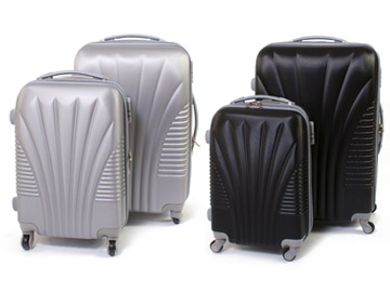 Średnia walizka kufer torba solidna ABS kolory 817