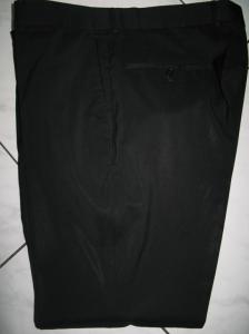 HUGO BOSS czarne gładkie eleganckie spodnie r.52
