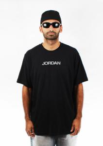 AIR JORDAN BLACK czarny t-shirt klasyk JUMPMAN XL