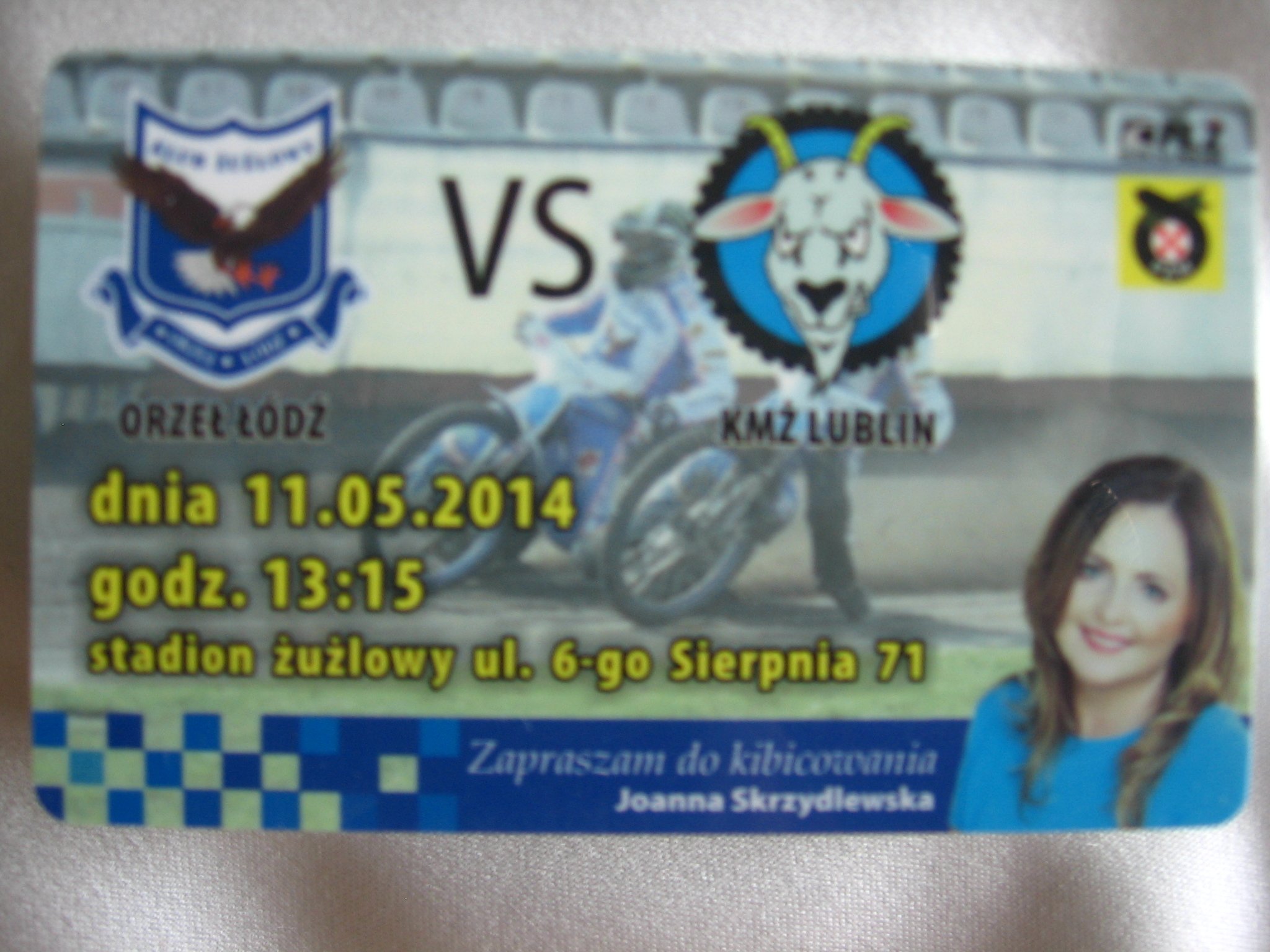 2014 Łódź-Lublin bilet