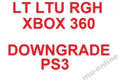 PRZEROBKA FLASH XBOX 360 SLIM RGH LT DOWNGRADE PS3