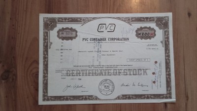 PVC CONTAINER CORPORATION 1984