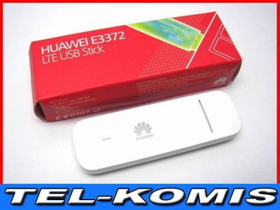 JAK NOWY MODEM HUAWEI E3372 LTE USB STICK MICROSD