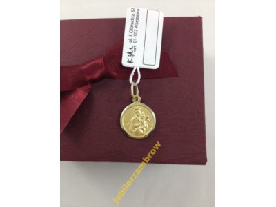 Złoty Medalik Szkaplerz Dwustronny 14k 585 2,02g