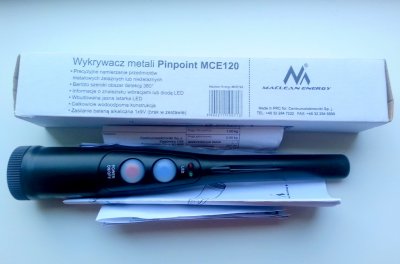 Pinpointer Maclean MCE120 -wodoodporny