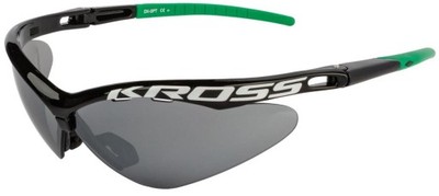 Okulary Kross DX-SPT BLACK/GREEN + 2 socz i etui