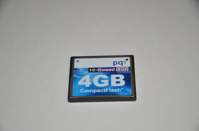 KARTA COMPACT FLASH Pq1 - 4GB Hi Speed 120!