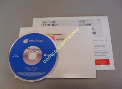 Windows 10 Home 64 BIT FULL nośnik OKAZJA !!!