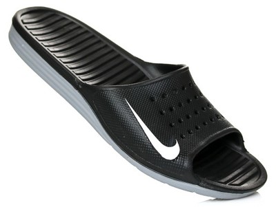 Klapki męskie Nike Solarsoft Slide 386163-011 47,5 - 6818906120 - oficjalne  archiwum Allegro