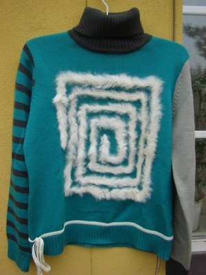 DESIGUAL  Oryginalny Ciepły Sweter   NOWY   XL