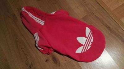 Różowa Bluza dla psa Ubranko dla psa Adidog/Adidas
