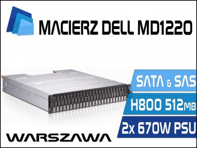[HD] Macierz Dell MD1220 24SFF 2xEMM H810 1GB