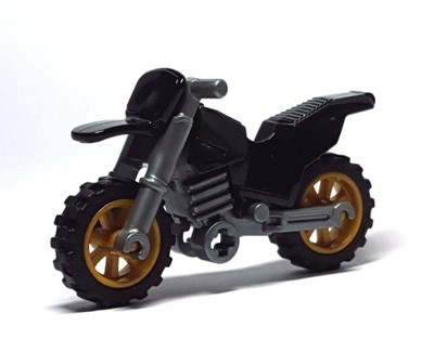 LEGO AKCESORIA MOTOR MOTOCYKL CROSS CZARNY - 6682438392 - oficjalne  archiwum Allegro