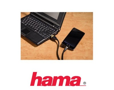Kabel USB Hama Micro-USB 0,75M Czarny (99078490000