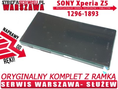 FABRYCZNY NOWY WYŚWIETLACZ LCD Xperia Z5 ORG W-wa!