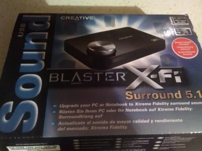 Sound blaster x-fi karta dźwiękowa zewnętrzna
