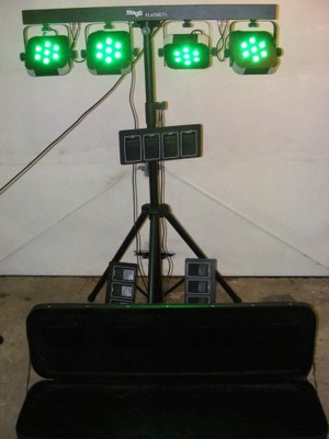 Zestaw oświetleniowy LED STAGG FLATSET1